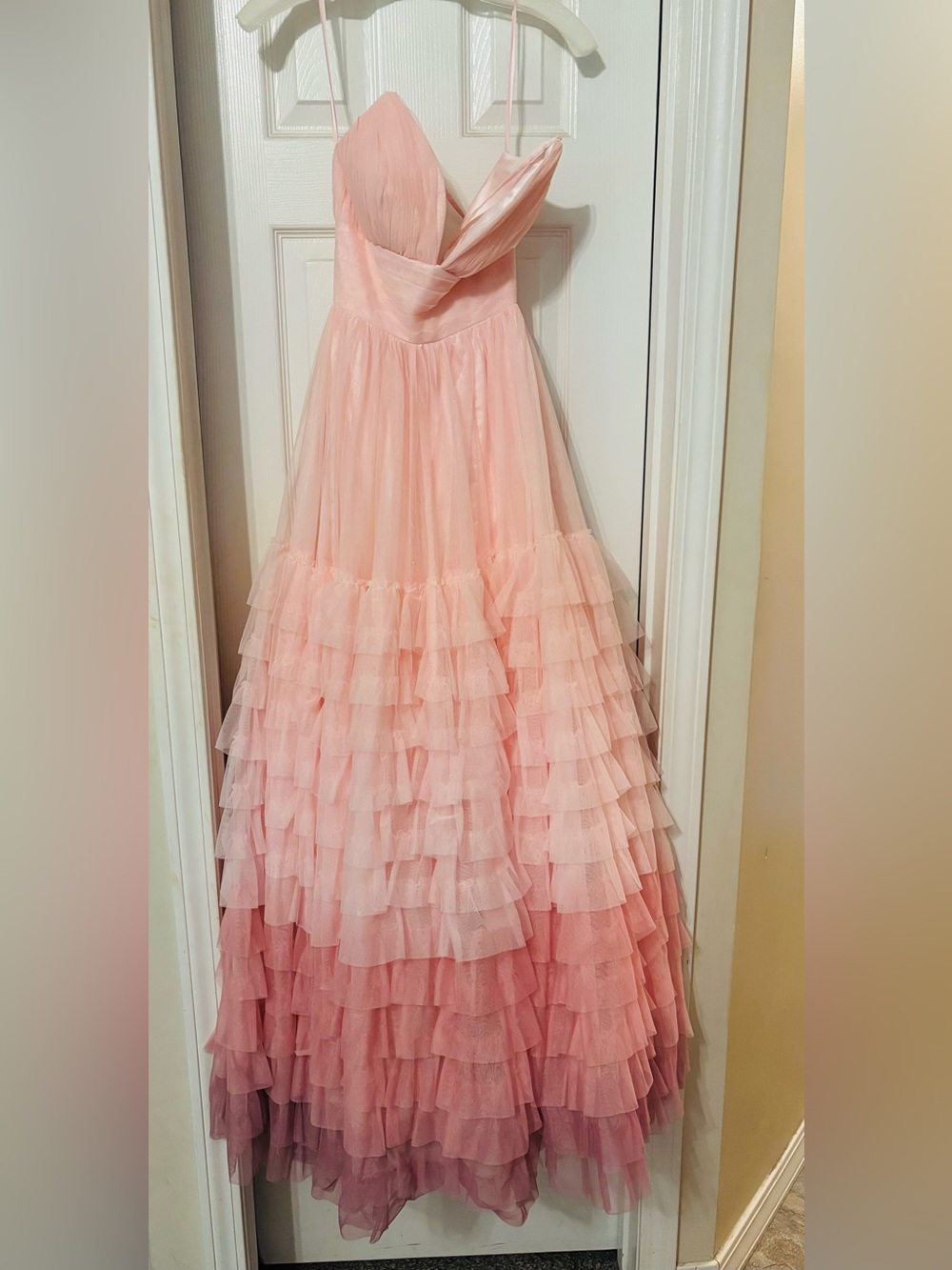 Nox Anabel C1420 Long Ombre Prom Quinceanera Formal Dress